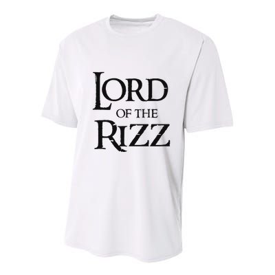 Lord Of The Rizz Epic Rizz Youth Performance Sprint T-Shirt