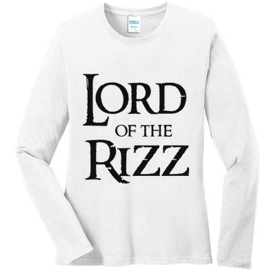 Lord Of The Rizz Epic Rizz Ladies Long Sleeve Shirt