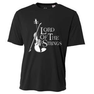 Lord Of The Strings Violin Musician Humor Cooling Performance Crew T-Shirt