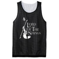 Lord Of The Strings Violin Musician Humor Mesh Reversible Basketball Jersey Tank