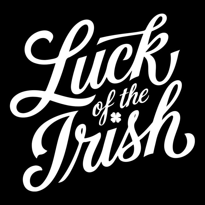 Luck Of The Irish St Patricks Day Drawstring Bag