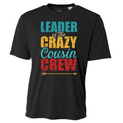 Leader of the crazy cousin crew retro Cooling Performance Crew T-Shirt