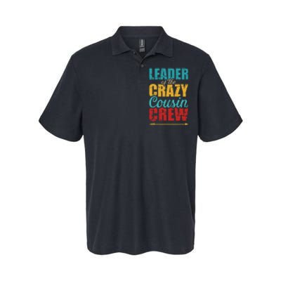 Leader of the crazy cousin crew retro Softstyle Adult Sport Polo