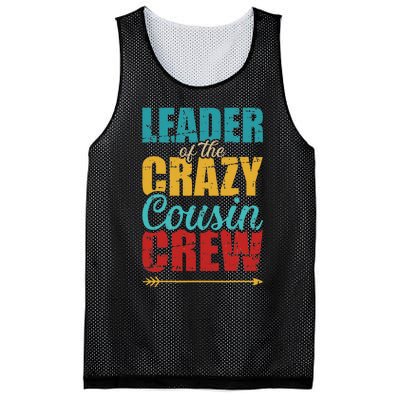 Leader of the crazy cousin crew retro Mesh Reversible Basketball Jersey Tank