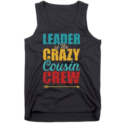 Leader of the crazy cousin crew retro Tank Top