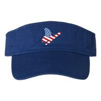 Land Of The Free Usa Flag Butterfly Proud American Veterans Great Gift Valucap Bio-Washed Visor