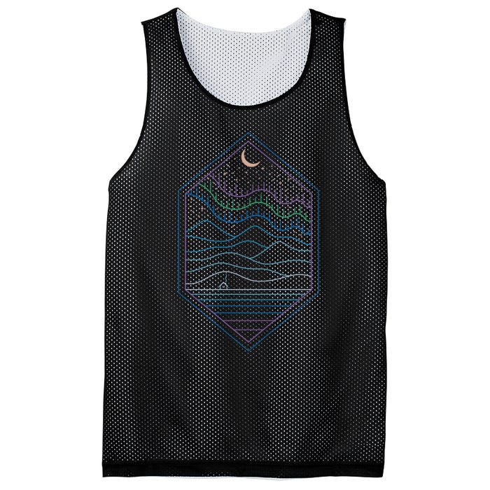 Lights Of The North Mesh Reversible Basketball Jersey Tank