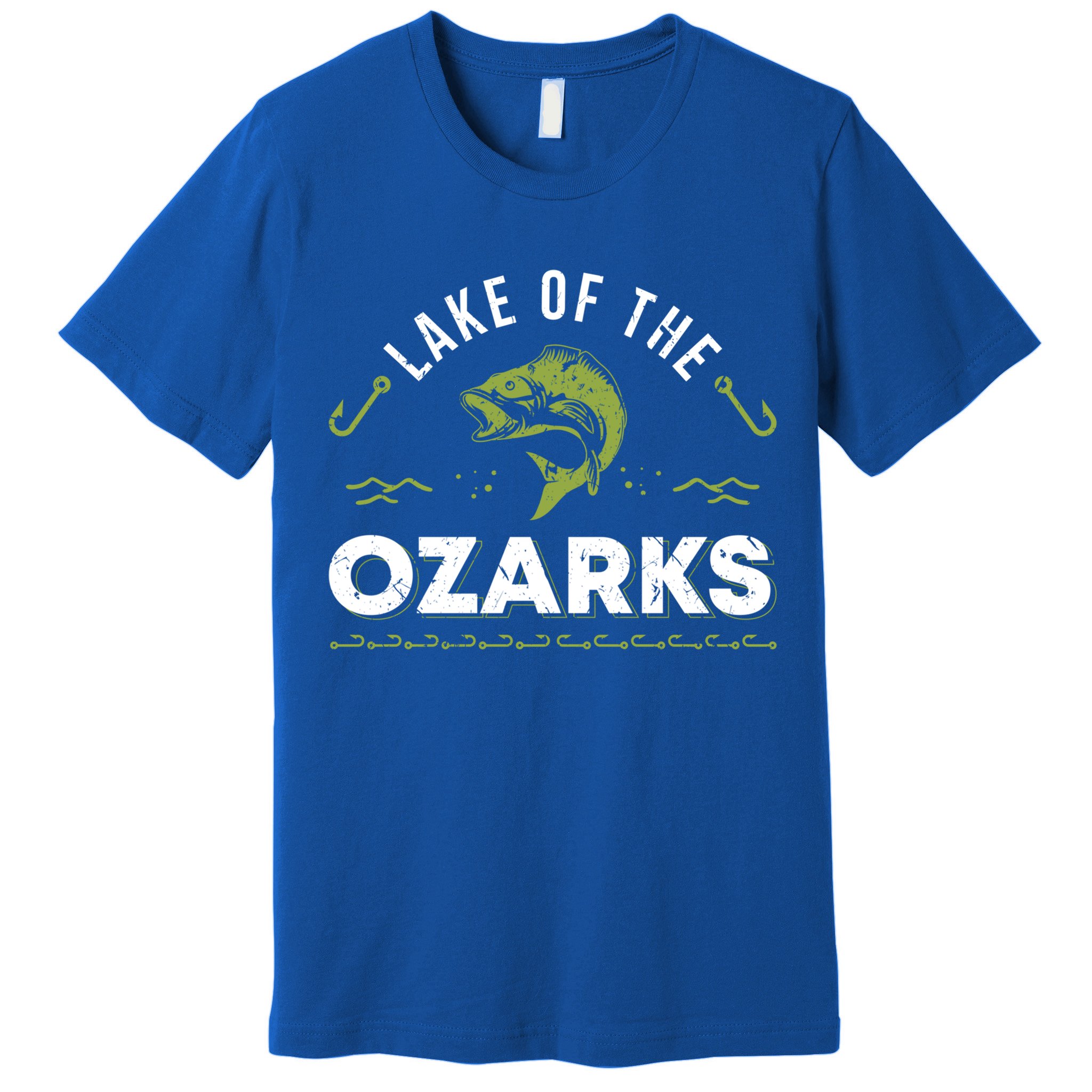 Lake Of The Ozarks Missouri Fishing Family Vacation Souvenir Gift Premium T-Shirt