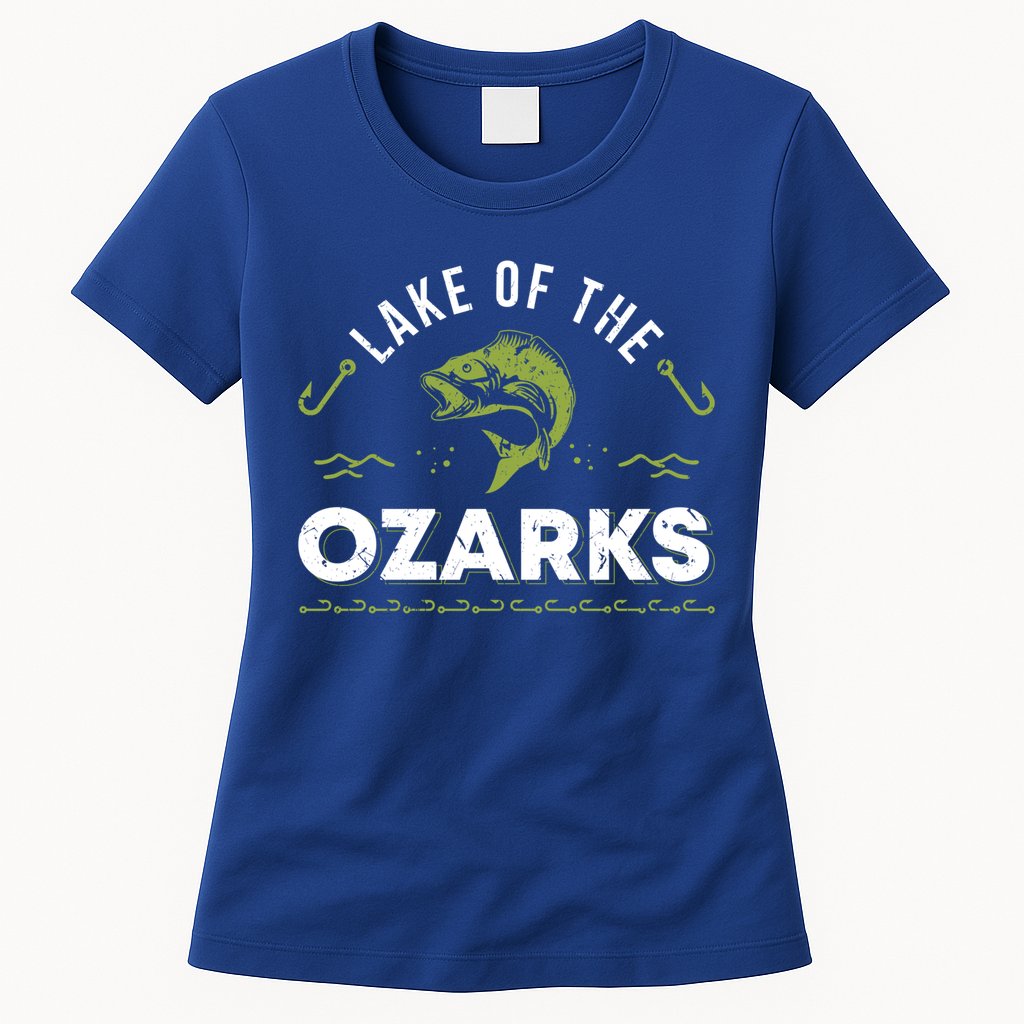 Lake Of The Ozarks Missouri Fishing Family Vacation Souvenir Gift Womens T-Shirt