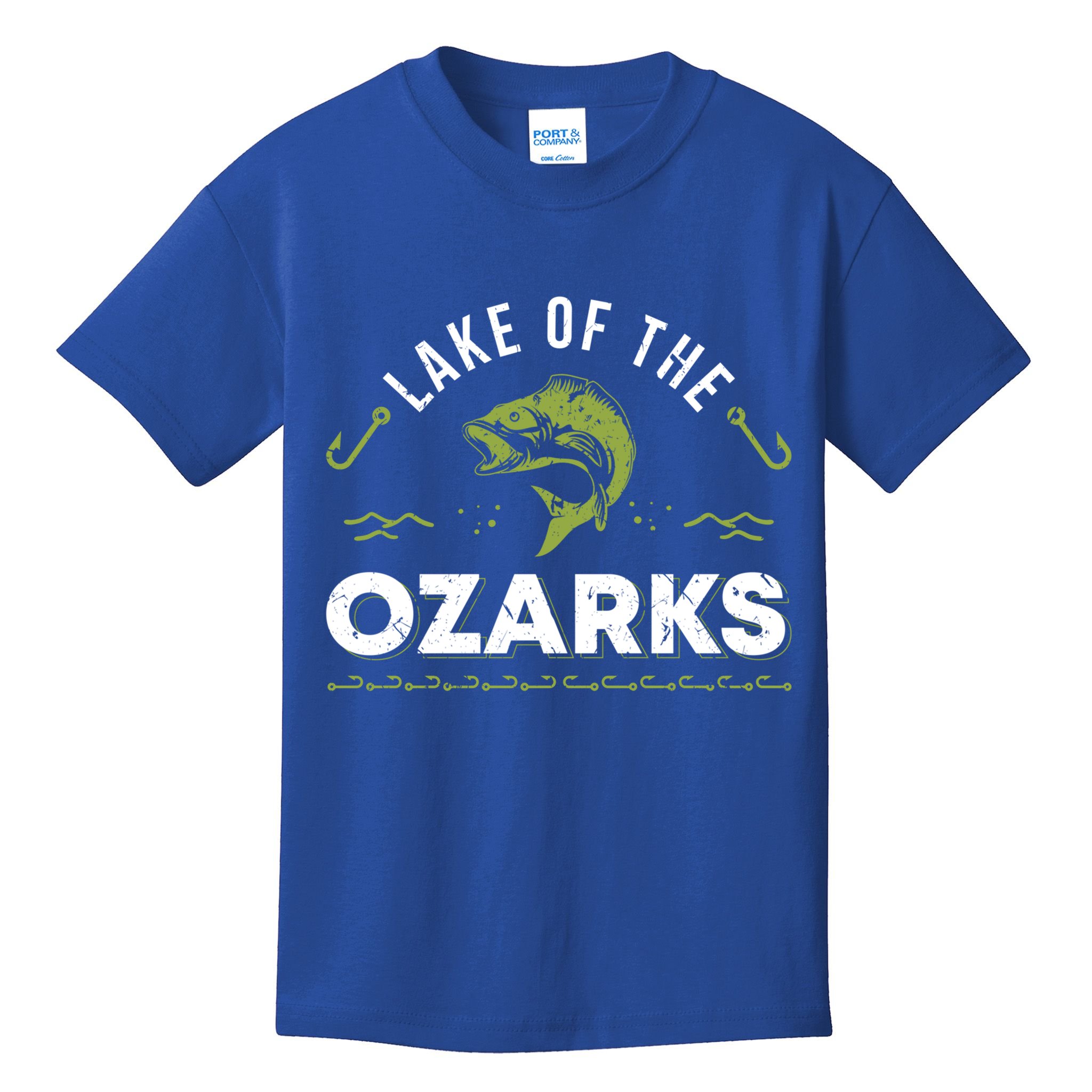 Lake Of The Ozarks Missouri Fishing Family Vacation Souvenir Gift Kids T-Shirt