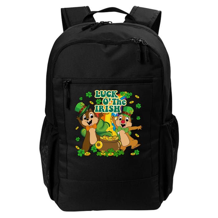 Luck O' The Irish Chipmunks Cute Saint Patrick's Day Gift Idea Daily Commute Backpack