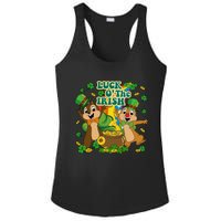 Luck O' The Irish Chipmunks Cute Saint Patrick's Day Gift Idea Ladies PosiCharge Competitor Racerback Tank