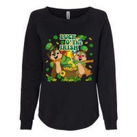 Luck O' The Irish Chipmunks Cute Saint Patrick's Day Gift Idea Womens California Wash Sweatshirt