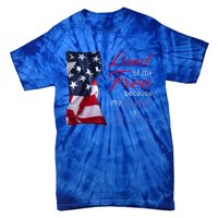 Land Of The Free Because My Aunt Is Brave Gift Veterans Day Cute Gift Tie-Dye T-Shirt