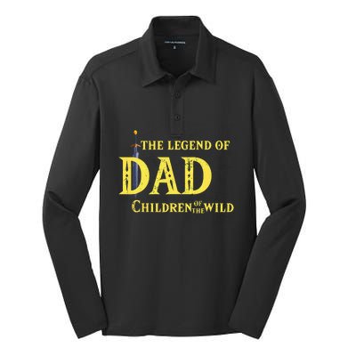 Legend Of The Dad Children Of The Wild Silk Touch Performance Long Sleeve Polo