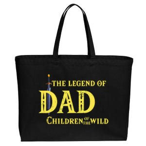 Legend Of The Dad Children Of The Wild Cotton Canvas Jumbo Tote