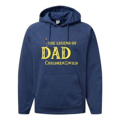 Legend Of The Dad Children Of The Wild Performance Fleece Hoodie