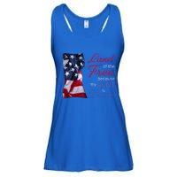 Land Of The Free Because My Aunt Is Brave Gift Veterans Day Cute Gift Ladies Essential Flowy Tank