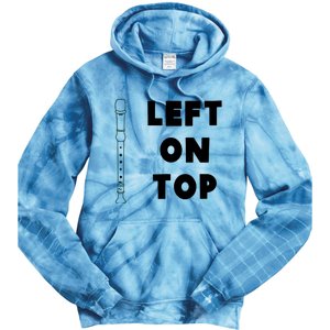 Left On Top Recorder Tie Dye Hoodie