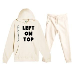 Left On Top Recorder Premium Hooded Sweatsuit Set