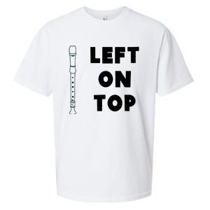 Left On Top Recorder Sueded Cloud Jersey T-Shirt