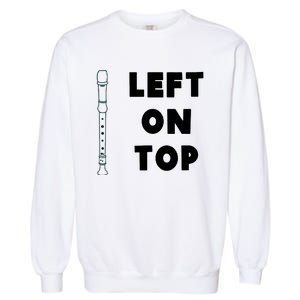 Left On Top Recorder Garment-Dyed Sweatshirt