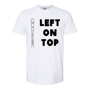 Left On Top Recorder Softstyle CVC T-Shirt