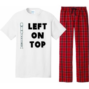 Left On Top Recorder Pajama Set