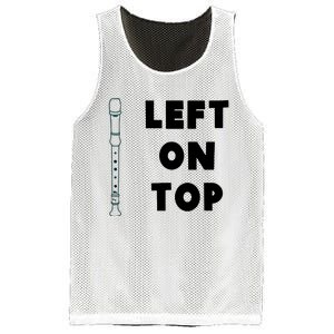 Left On Top Recorder Mesh Reversible Basketball Jersey Tank