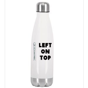 Left On Top Recorder Stainless Steel Insulated Water Bottle