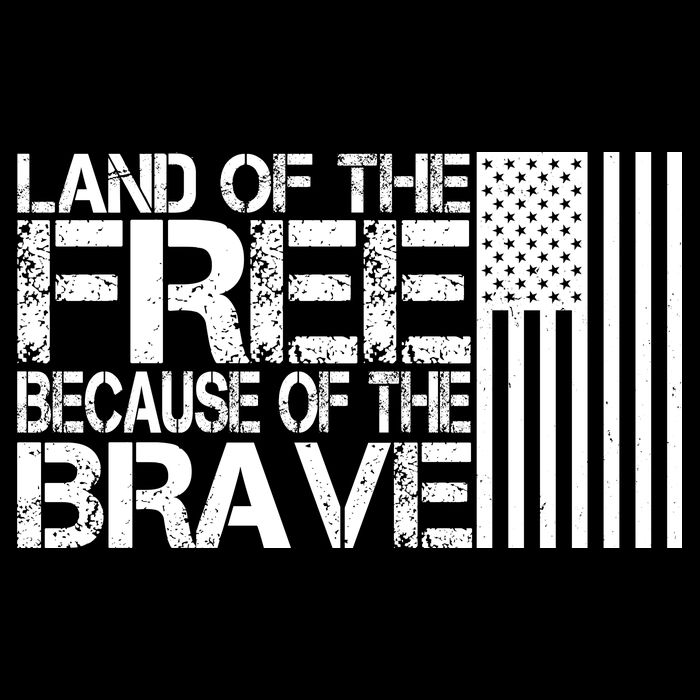 Land Of The Free Because Of The Brave Vintage Usa Flag Baby Bodysuit