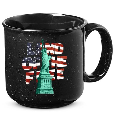 Land Of The Free Statue Of Liberty 15oz Campfire Ceramic Mug