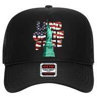 Land Of The Free Statue Of Liberty Trucker Hat