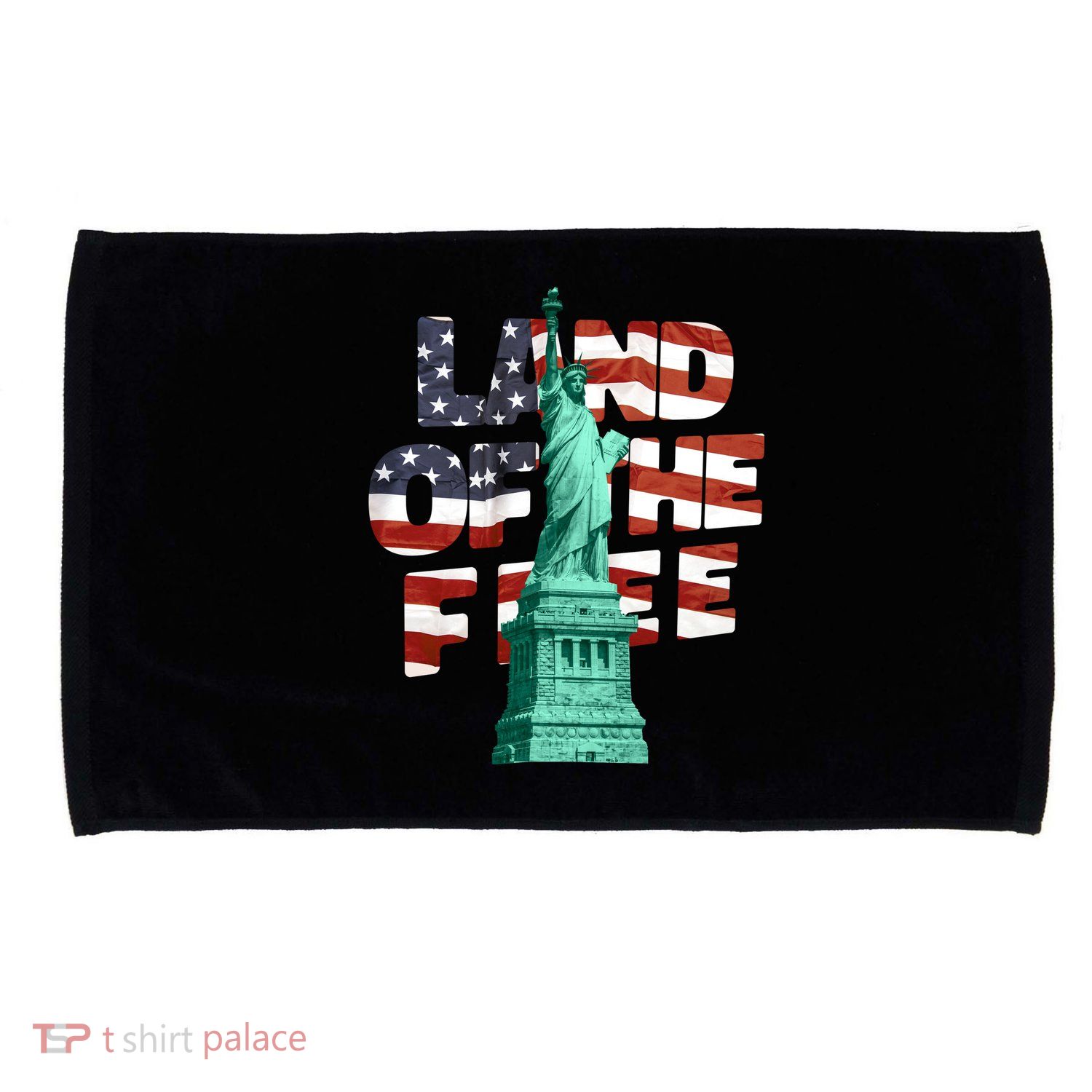 Land Of The Free Statue Of Liberty Microfiber Hand Towel