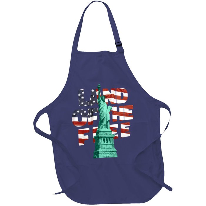 Land Of The Free Statue Of Liberty Apron