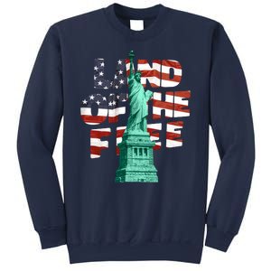 Land Of The Free Statue Of Liberty Sweatshirt