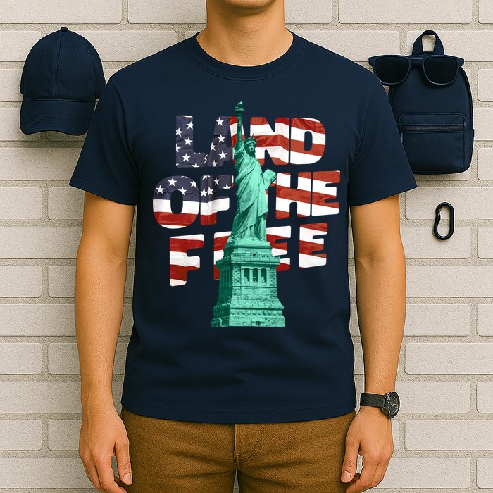 Land Of The Free Statue Of Liberty T-Shirt
