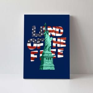 Land Of The Free Statue Of Liberty Canvas