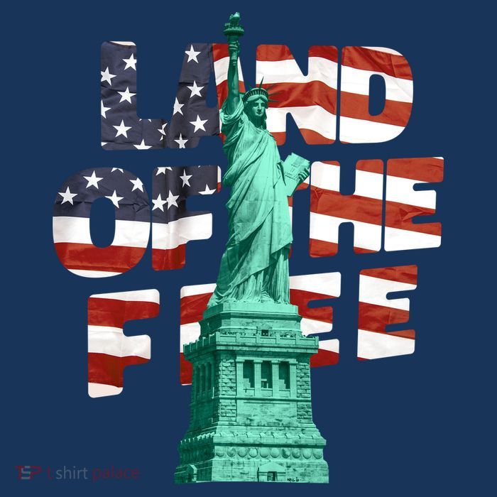 Land Of The Free Statue Of Liberty Flatbill Hat