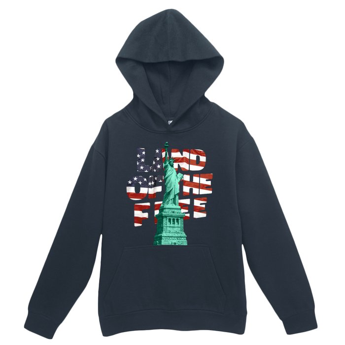 Land Of The Free Statue Of Liberty Urban Pullover Hoodie