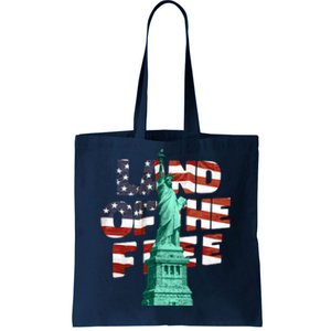 Land Of The Free Statue Of Liberty Tote Bag