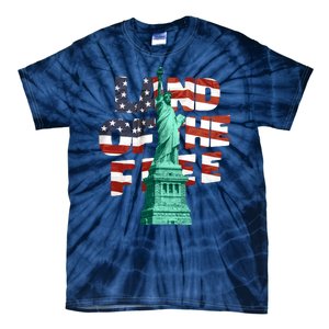 Land Of The Free Statue Of Liberty Tie-Dye T-Shirt