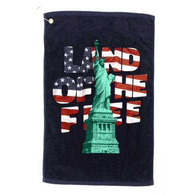 Land Of The Free Statue Of Liberty Golf Towel