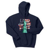 Land Of The Free Statue Of Liberty Kids Hoodie