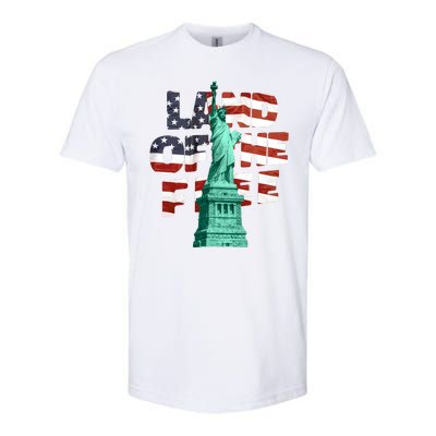 Land Of The Free Statue Of Liberty Softstyle® CVC T-Shirt