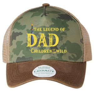 Legend Of The Dad Children Of The Wild Funny Game Legacy Tie Dye Trucker Hat