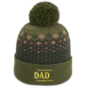 Legend Of The Dad Children Of The Wild Funny Game The Baniff Cuffed Pom Beanie