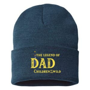 Legend Of The Dad Children Of The Wild Funny Game Sustainable Knit Beanie