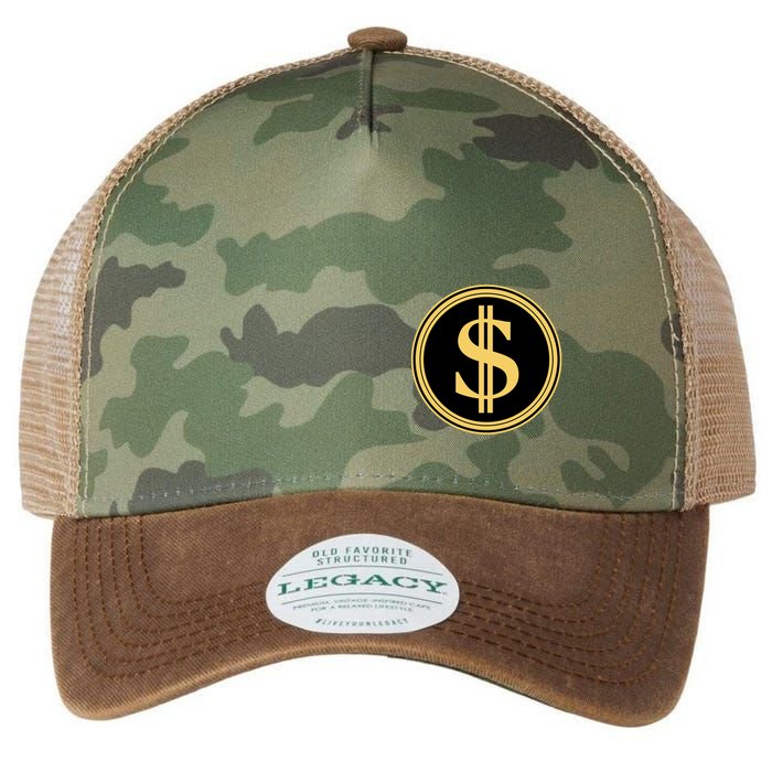 Logo Of The Department Of Government Efficiency Doge D.O.G.E. Front And Back Legacy Tie Dye Trucker Hat