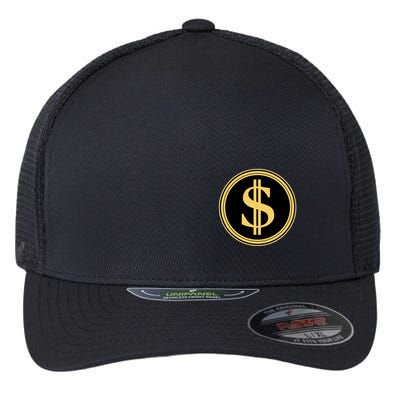 Logo Of The Department Of Government Efficiency Doge D.O.G.E. Front And Back Flexfit Unipanel Trucker Cap